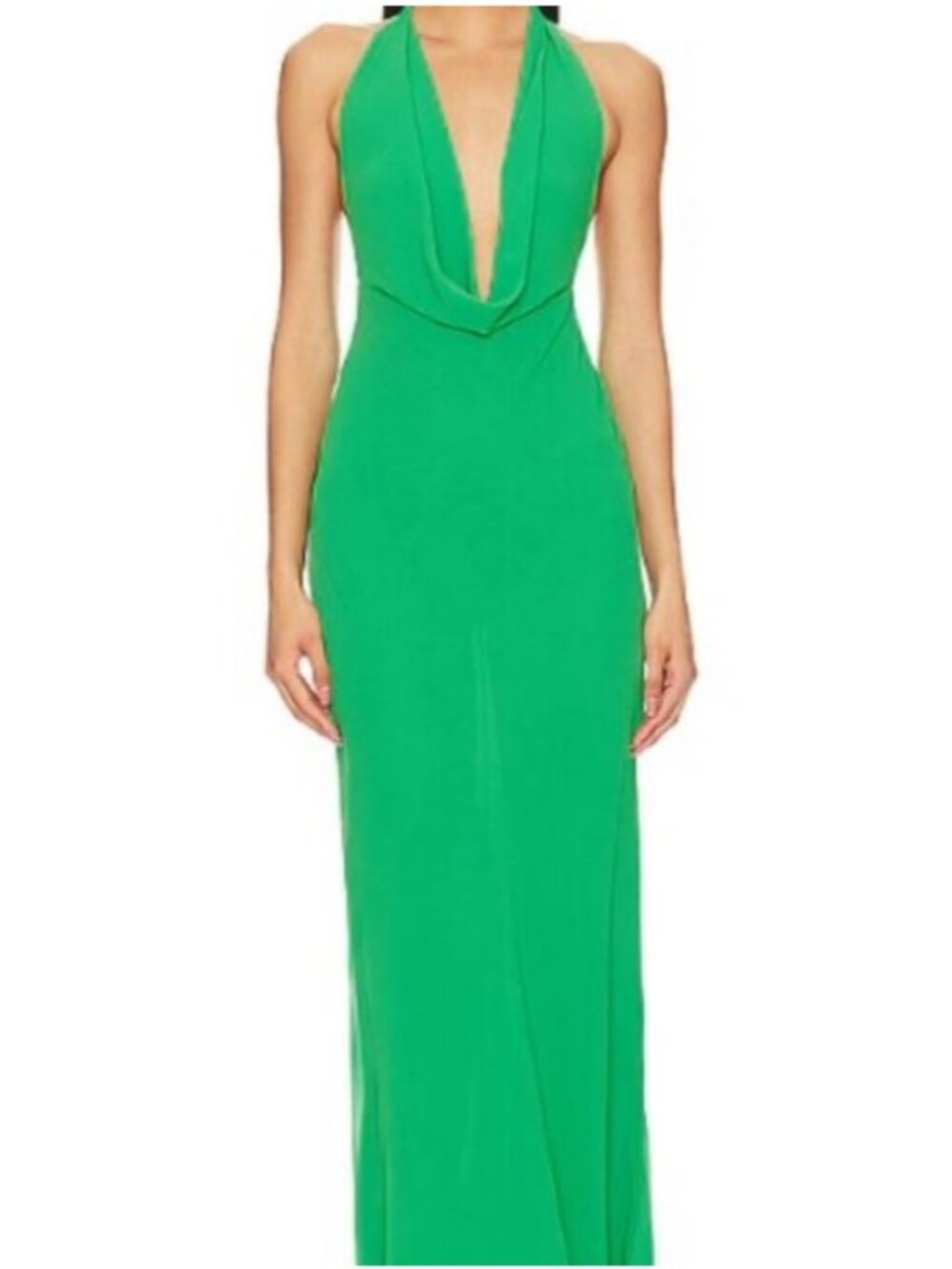 Runaway the Label Green Lexi Cowl dress